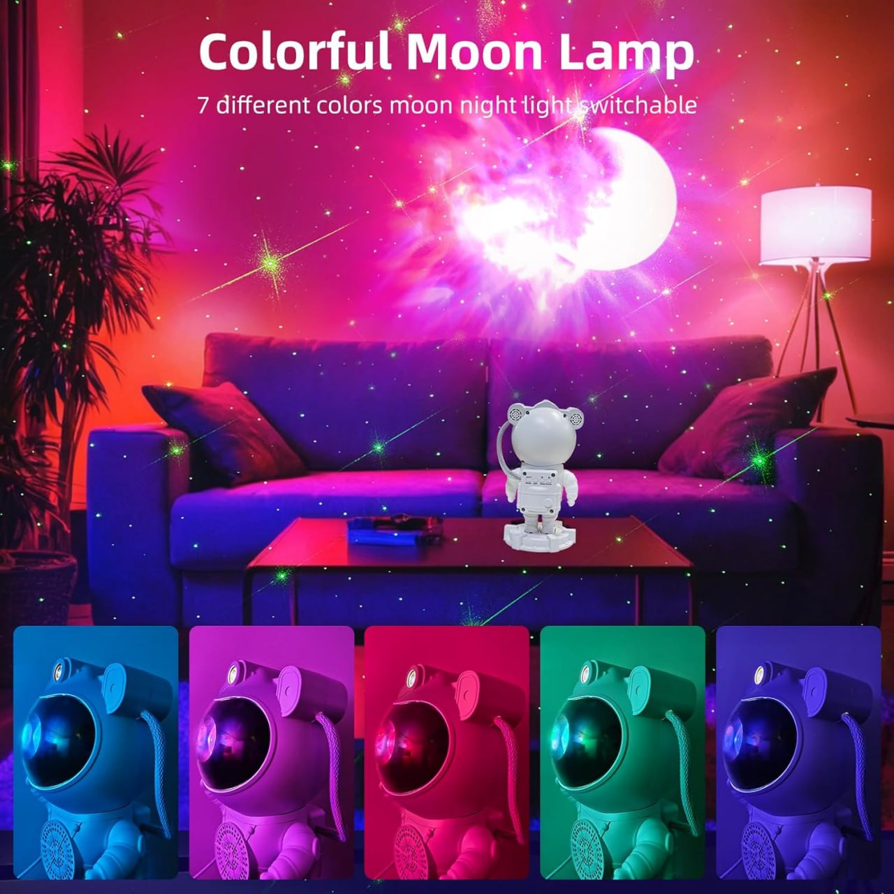 Astronaut galaxy projector