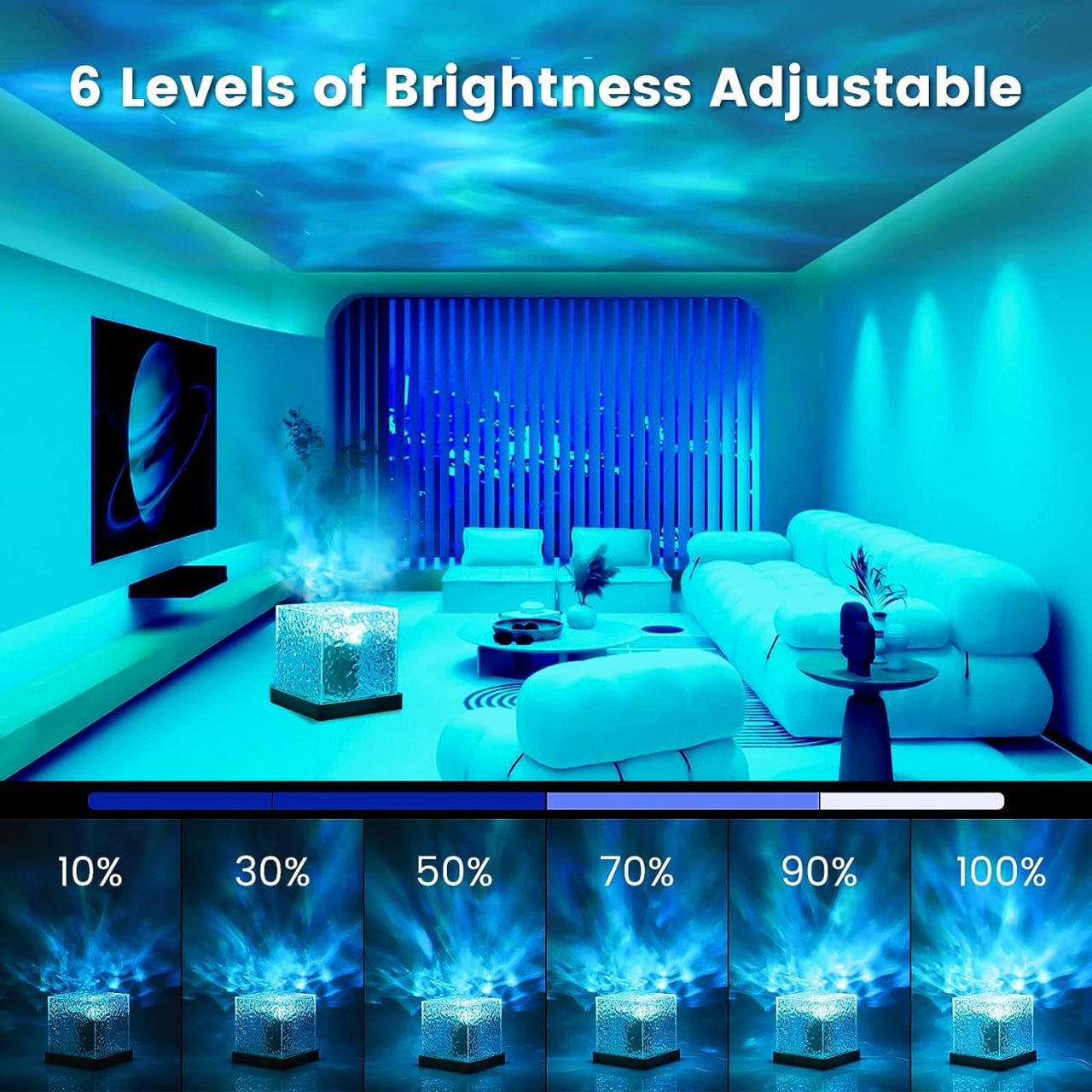 Ocean wave lamp