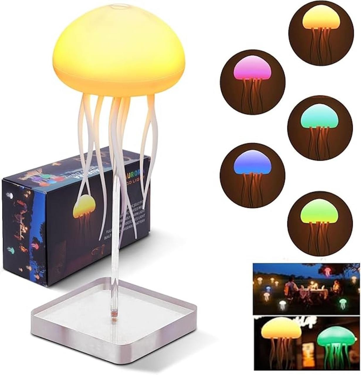 Jellyfish lamp