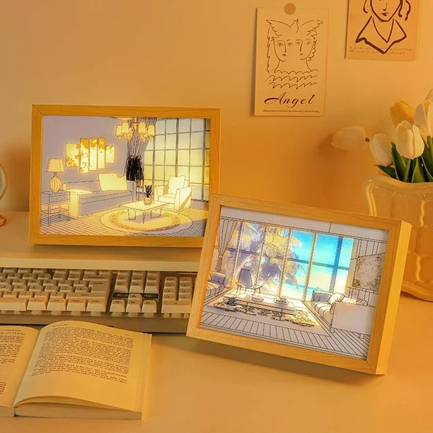 LED 3D painting photo frame(1 piece)