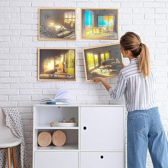 LED 3D painting photo frame(1 piece)