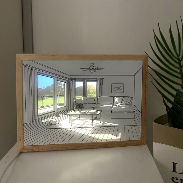 LED 3D painting photo frame(1 piece)