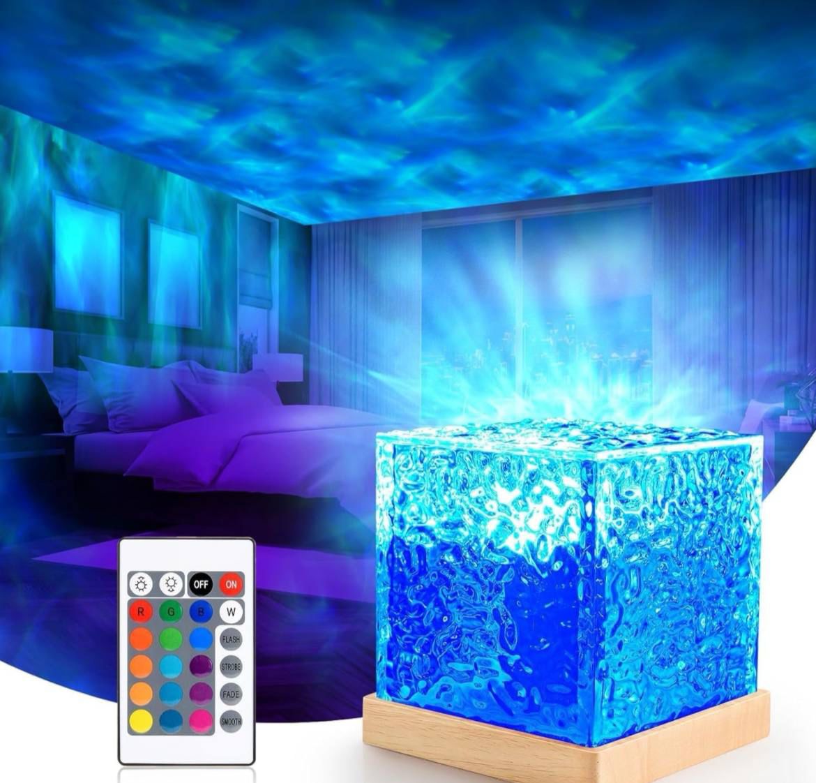 Ocean wave lamp