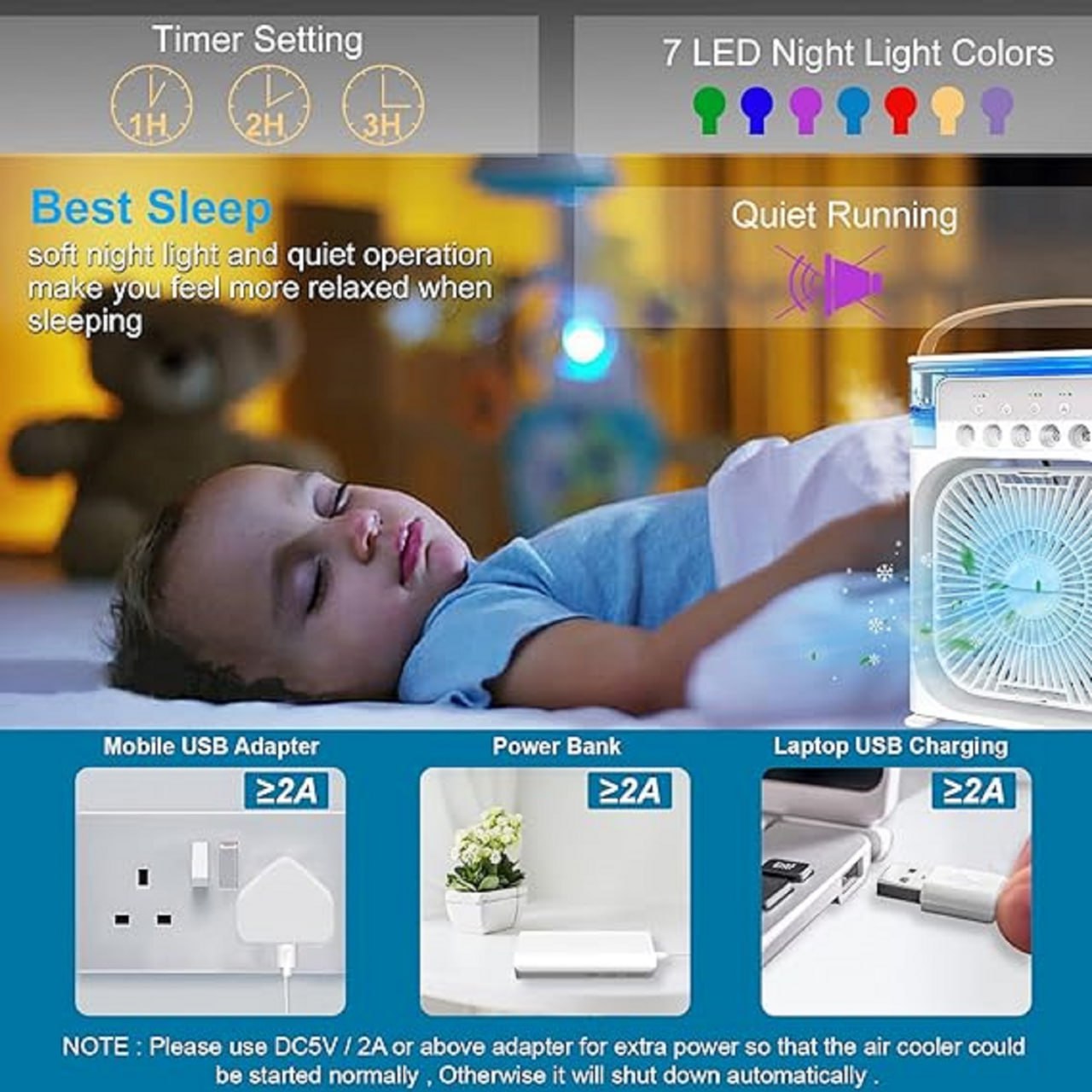Portable mini air conditioner