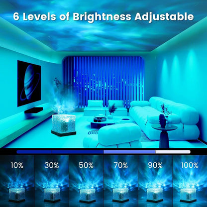 Ocean wave lamp