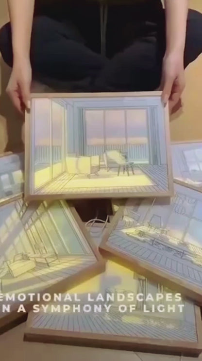 LED 3D painting photo frame(1 piece)