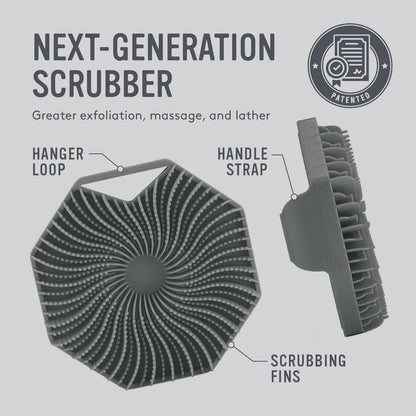 Silicone body scrubber