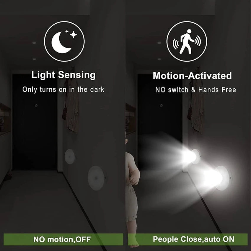 Body induction sensor light